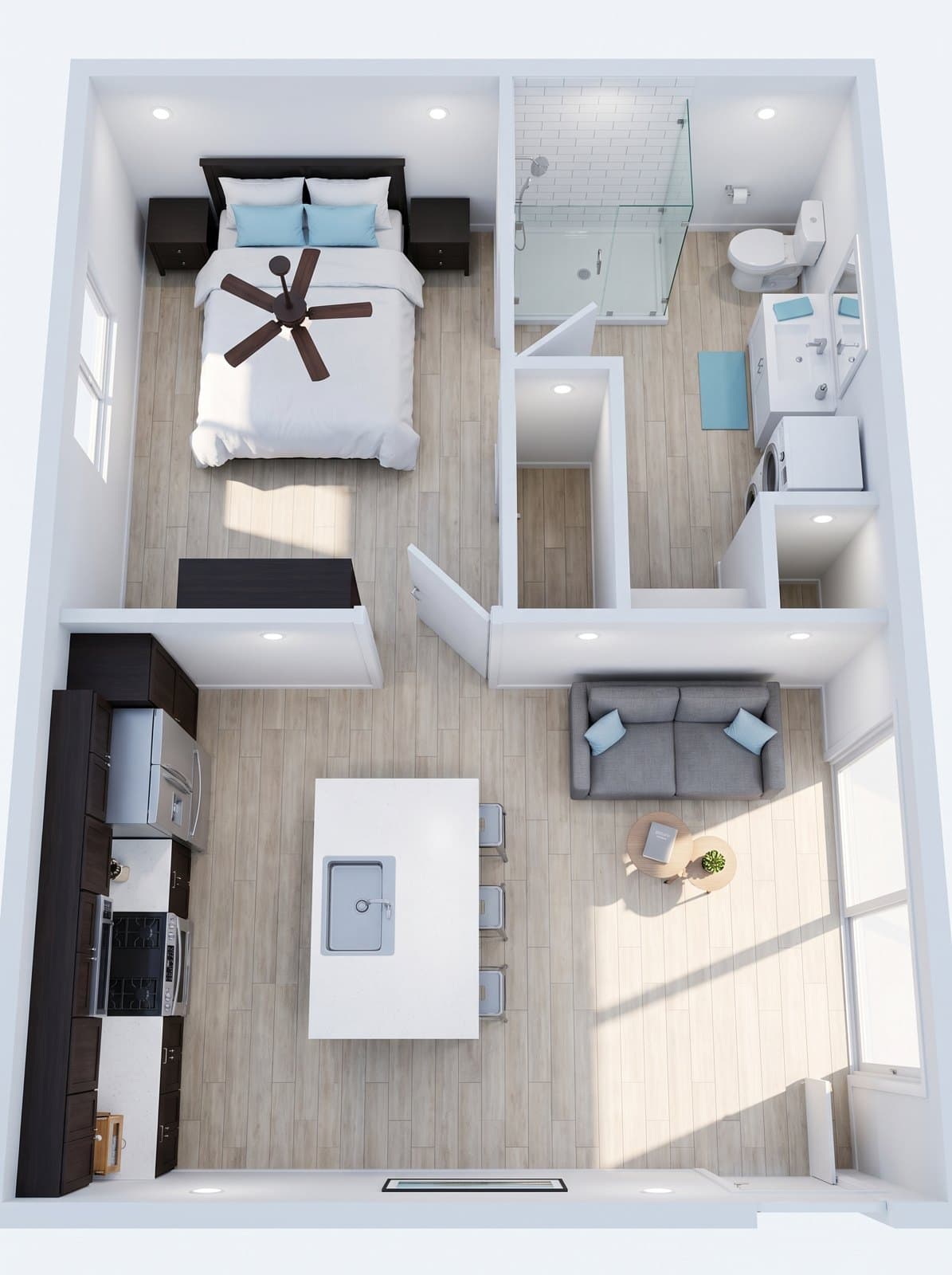 The Sonoran 3D floor plan